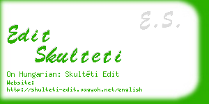 edit skulteti business card
